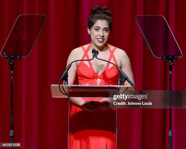 Comedian, Michelle Ortiz attends the 11th Season Gala Concert:A Celebration of Women in the Arts at The Adrienne Arsht Center for the Performing Arts...