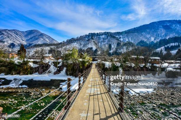 go into the snow world - shirakawa go - fotografias e filmes do acervo