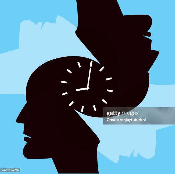 thinking , - corporate wellness program stock illustrations