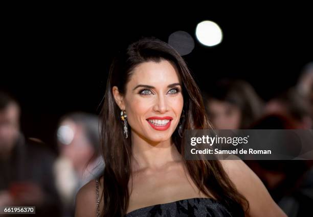 Pilar Rubio attends fesTVal Orange Carpet on March 31 on March 31, 2017 in Burgos, Spain.