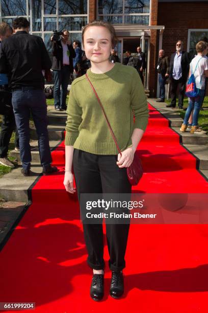 Lena Urzendowsky attends the 53rd Grimme Award at Theater Marl, on March 31, 2017 in Marl, Germany.