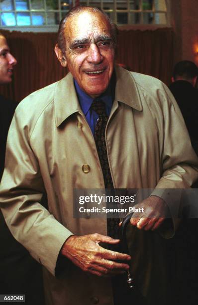 Actor Abe Vagoda attends the Second Annual Fundraiser to Fight Lupus September 25, 2000 at Club One51 in New York City.