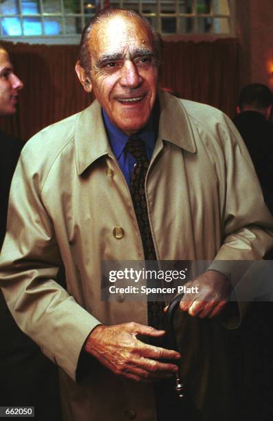 Actor Abe Vagoda attends the Second Annual Fundraiser to Fight Lupus September 25, 2000 at Club One51 in New York City.
