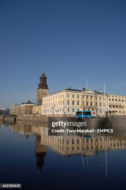 Gothenburg's Town Hall next to the Stora Hamn canal