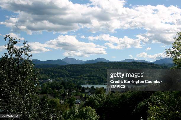 General view of Klagenfurt in Austria