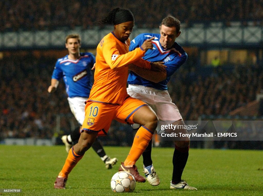 Soccer - UEFA Champions League - Group E - Rangers v Barcelona - Ibrox Stadium