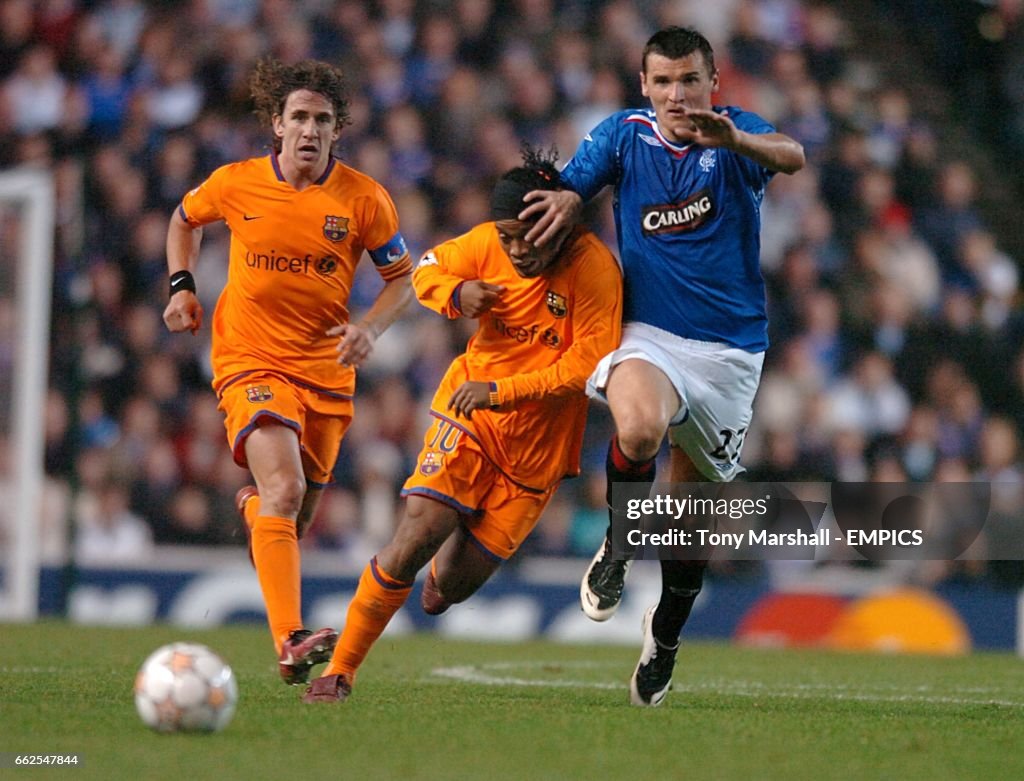 Soccer - UEFA Champions League - Group E - Rangers v Barcelona - Ibrox Stadium