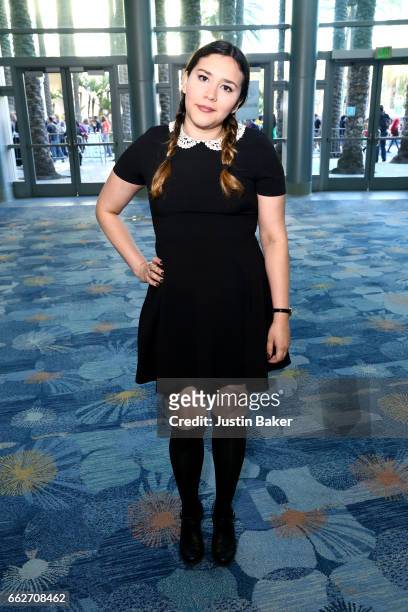 Cosplayer attends day one of WonderCon 2017 at Anaheim Convention Center on March 31, 2017 in Anaheim, California.