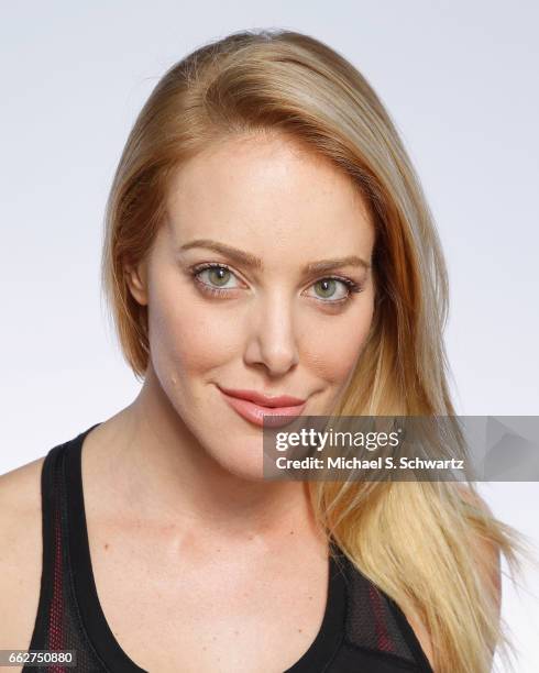 Comedian Kate Quigley poses during her appearance at The Ice House Comedy Club on March 31, 2017 in Pasadena, California.