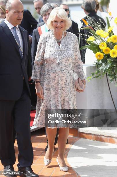 Camilla, Duchess of Camilla of Cornwall visits La Gloriette, a community centre based on a property which once belonged to one of the biggest bosses...