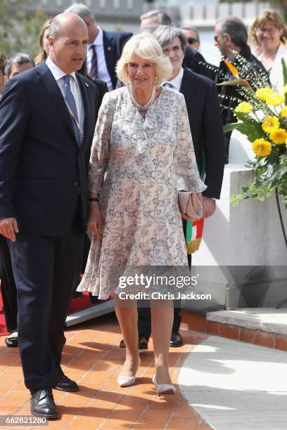 Camilla, Duchess of Camilla of Cornwall visits La Gloriette, a community centre based on a property which once belonged to one of the biggest bosses...