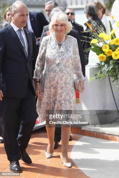 Camilla, Duchess of Camilla of Cornwall visits La Gloriette, a community centre based on a property which once belonged to one of the biggest bosses...