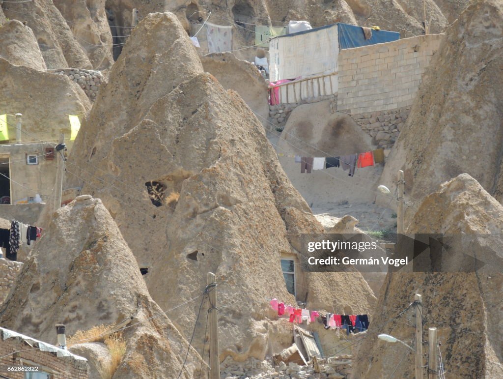 Unique village carved in stone - Kandovan, Iran