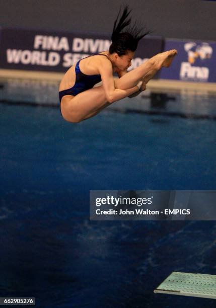 China's Jing Jing Guo during the women's 3m