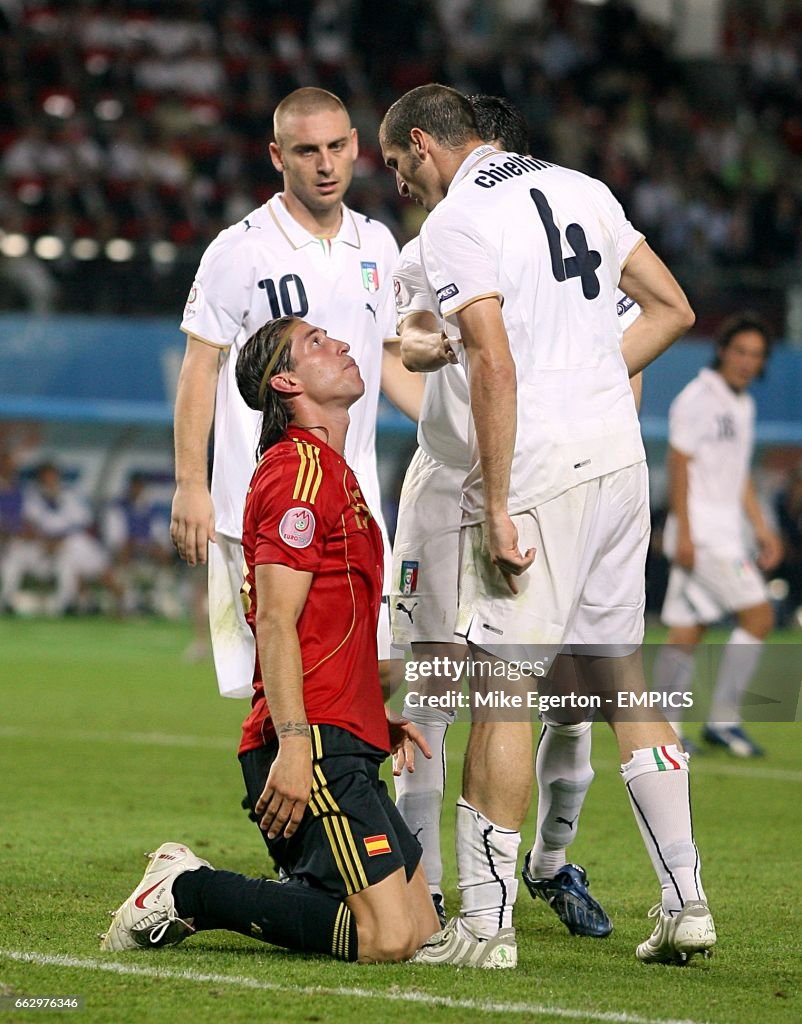 Soccer - UEFA European Championship 2008 - Quarter Final - Spain v Italy - Ernst Happel Stadium