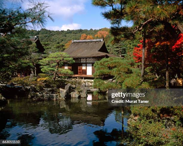 ginkaku-ji temple - ginkaku ji temple stock pictures, royalty-free photos & images