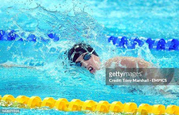 Ireland's Melanie Nocher in action during the Women's 200m Freestyle heat 2 at the National Aquatics Center on the third day of the 2008 Olympic...
