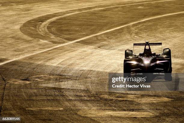 Jose Maria Lopez of Argentina and DS Virgin Racing Team competes in practice 1 during the 2017 FIA Formula E Mexico City ePrix at Hermanos Rodriguez...