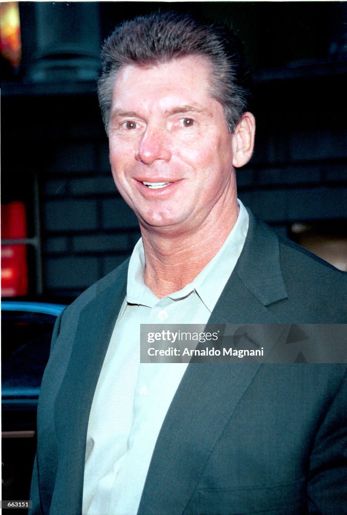 Vince McMahon President and CEO of the WWF