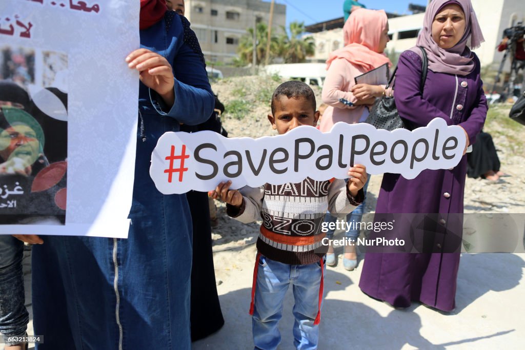 Social media campaign &quot;#SavePalPeople&quot; in Gaza City