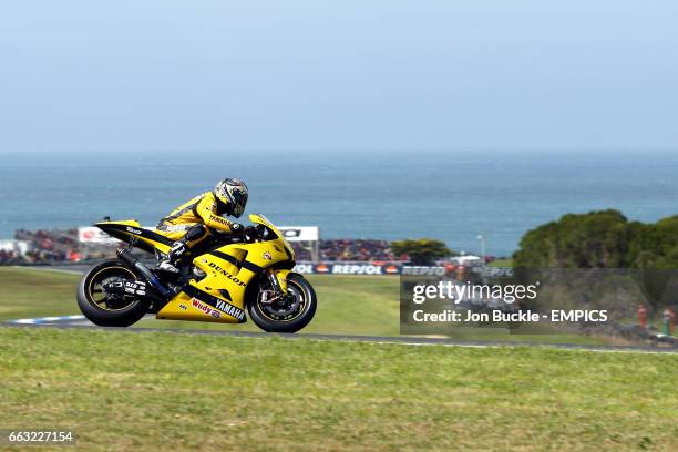 Dunlop Yamaha Tech 3's Makoto Tamada during the Australian Grand Prix