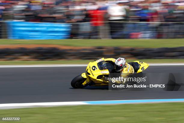 Dunlop Yamaha Tech 3's Makoto Tamada during the Australian Moto Grand Prix