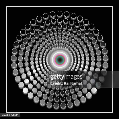 Radial Circles Pattern Creative Abstract Radial Circles Pattern Creative Abstract