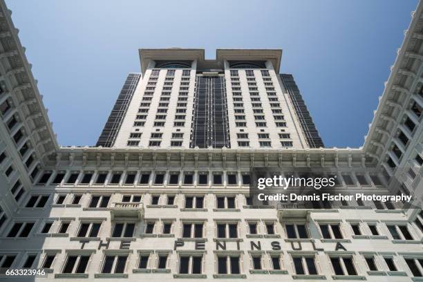 the peninsula hong kong - peninsula stock pictures, royalty-free photos & images