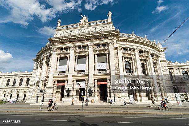 national theatre, vienna, austria - burgtheater wien stock pictures, royalty-free photos & images