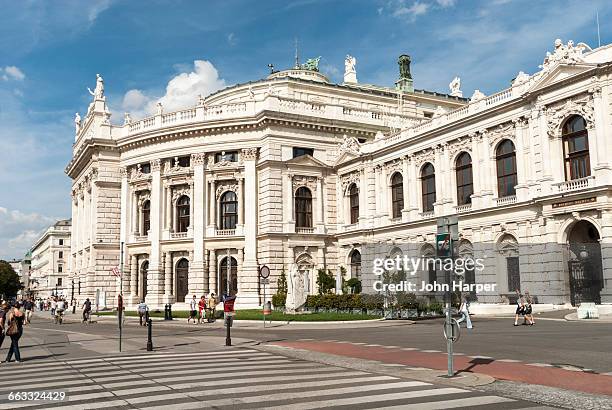 national theatre, vienna, austria - burgtheater wien stock pictures, royalty-free photos & images