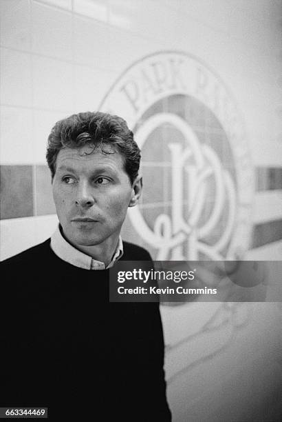 English footballer Clive Allen at Queens Park Rangers' ground, Loftus Road, London, 28th September 1995.