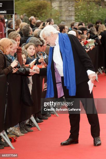 Jacques Weber attends the closing ceremony of 9th Beaune International Thriller Film Festival on April 1, 2017 in Beaune, France.