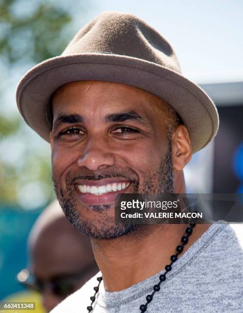 Actor Boris Kodjoe attends Columbia Pictures and Sony Pictures Animation World Premiere of "Smurfs: The Lost Village" at Arclight Culver City, on...