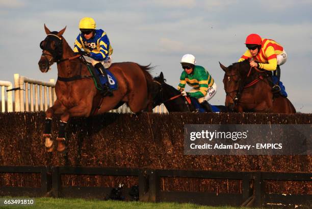 King de Lune ridden by Sean Quinlan on his way to winning the To Book the restaurant Handicap Steeple Chase