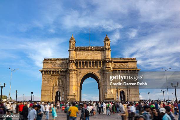 the gateway of india, mumbai, india - mumbai gateway of india stock-fotos und bilder