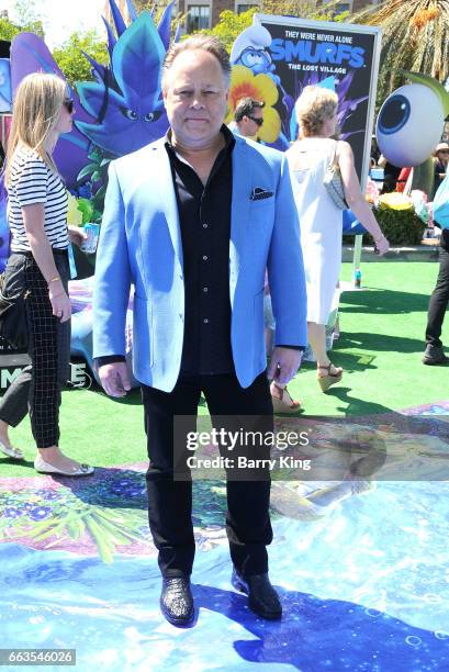 Director Kelly Asbury attends the premiere of Sony Pictures' 'Smurfs: The Lost Village' at ArcLight Cinemas on April 1, 2017 in Culver City,...