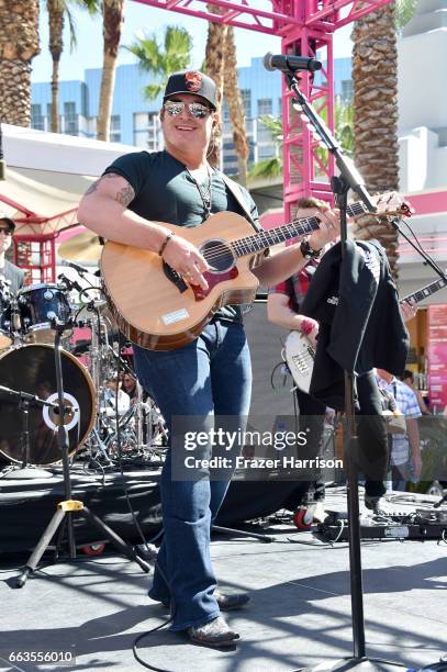 Singer Jerrod Niemann performs onstage at the ACM Pool Party For A Cause on April 1, 2017 in Las Vegas, Nevada.