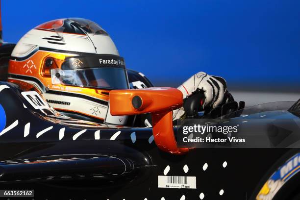 Jerome D´Ambrosio of Belgium and Faraday Future Dragon Racing Team competes during the 2017 FIA Formula E Mexico City ePrix at Hermanos Rodriguez...