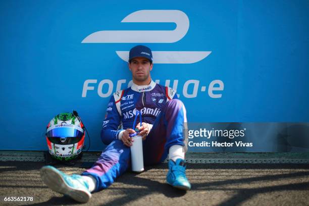 Antonio Felix Da Costa of Portugal and MS Amlin Andretti Team rests prior the 2017 FIA Formula E Mexico City ePrix at Hermanos Rodriguez Race Track...