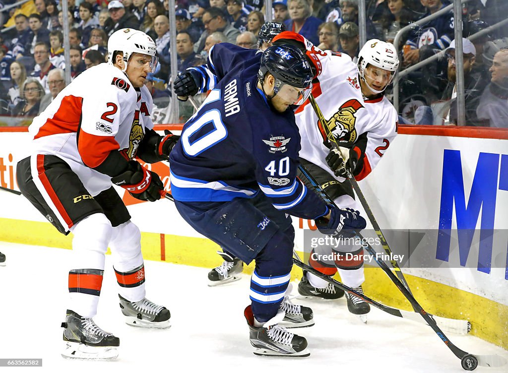 Ottawa Senators v Winnipeg Jets