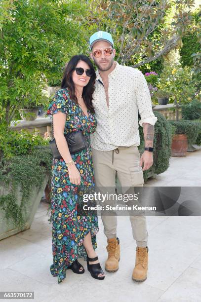 Agent Brooke Jung and stylist Johnny Wujek attend the Victoria Beckham for Target Launch Event on April 1, 2017 in Los Angeles, California.