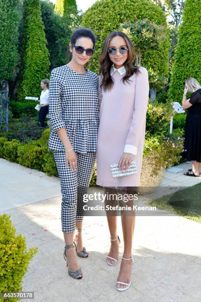 Actresses Camilla Belle and Ashley Madekwe attend the Victoria Beckham for Target Launch Event on April 1, 2017 in Los Angeles, California.