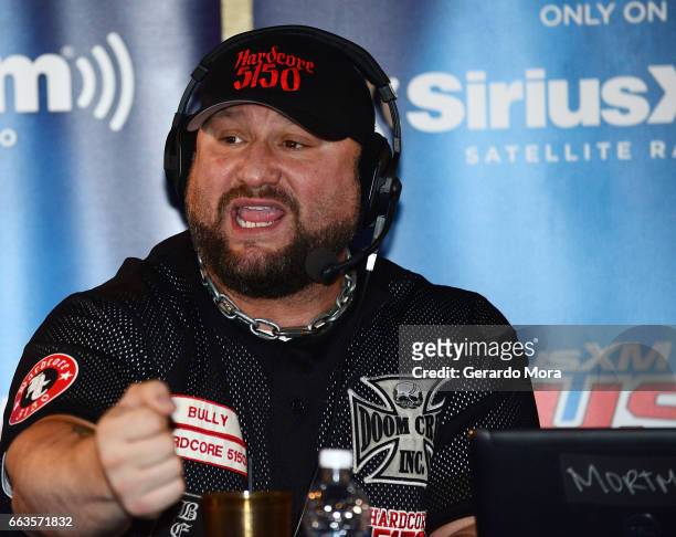Wrestler Bully Ray speaks during the SiriusXM's Busted Open Live From WrestleMania 33on April 1, 2017 in Orlando City.