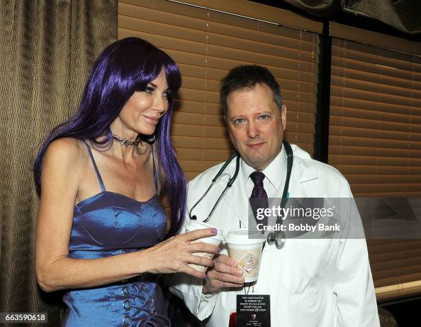 Patty Mullen and James Lorinz attend the 2017 New Jersey Horror Con at Crowne Plaza Edison on April 1, 2017 in Edison, New Jersey.