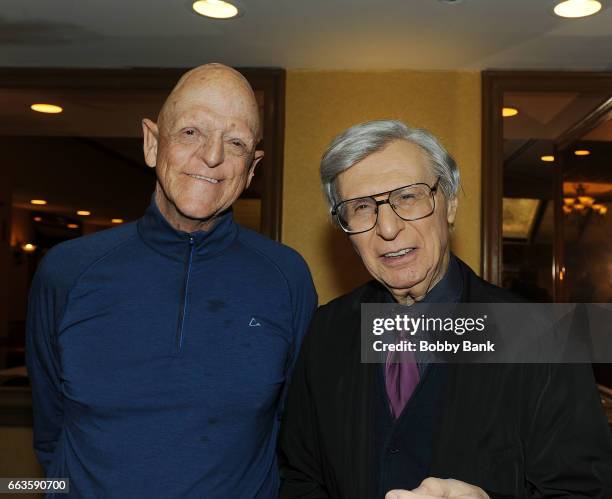 The Amazing Kreskin and Michael Berryman attend the 2017 New Jersey Horror Con at Crowne Plaza Edison on April 1, 2017 in Edison, New Jersey.