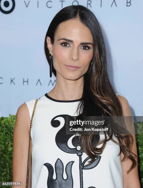 Actress Jordana Brewster arrives at Victoria Beckham For Target Launch Event at Private Residence on April 1, 2017 in Los Angeles, California.
