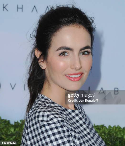 Actress Camilla Belle arrives at Victoria Beckham For Target Launch Event at Private Residence on April 1, 2017 in Los Angeles, California.