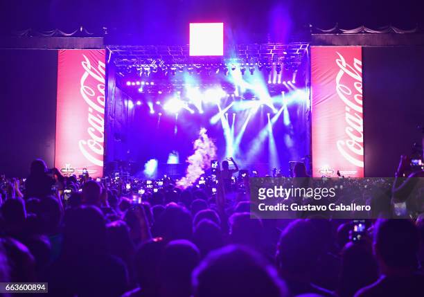 The Chainsmokers perform at Coca-Cola Music during the NCAA March Madness Music Festival 2017 on April 1, 2017 in Phoenix, Arizona.
