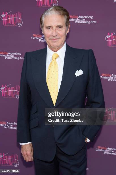 Actor Michael Nouri arrives to Mancini Delivered - A Musical Tribute To Ginny And Henry Mancini at Wallis Annenberg Center for the Performing Arts on...