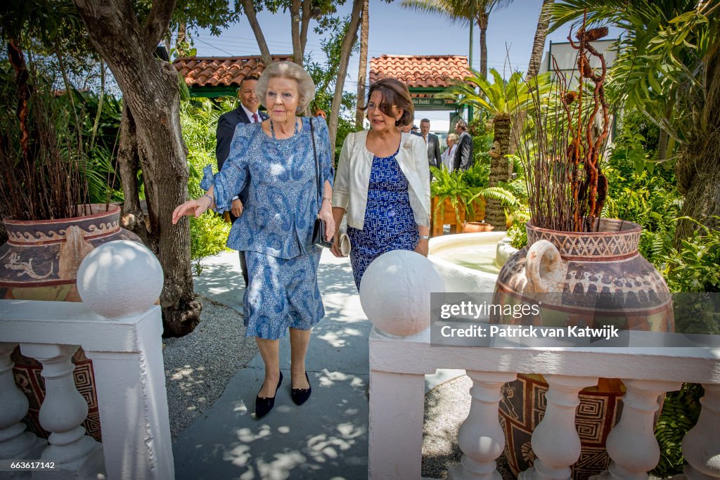 Princess Beatrix Of The Netherlands  Visits Aruba  : Day Three